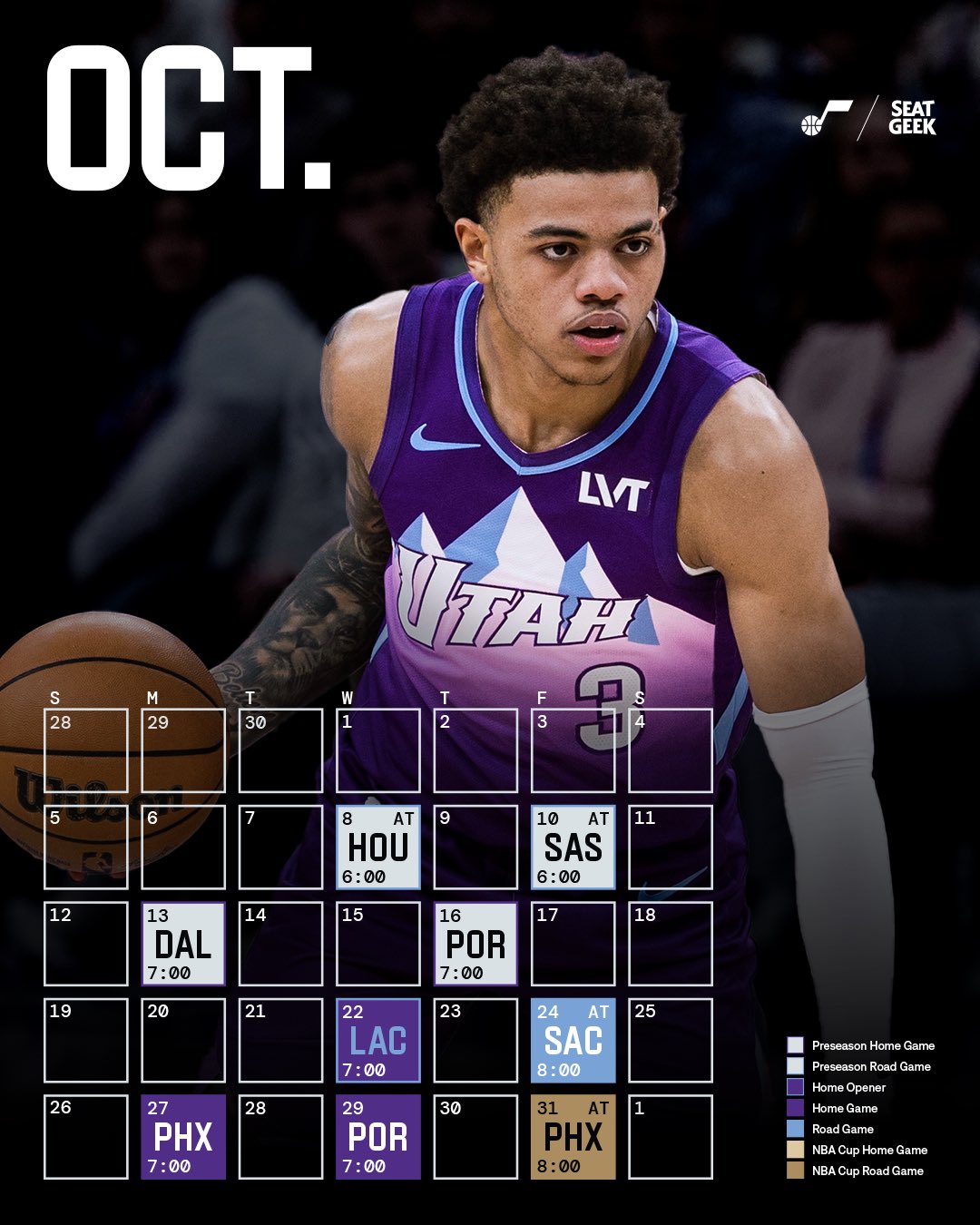 amp, 首战对阵火, 爵士新赛季